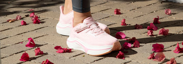 Pink adaptive shoes