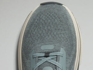 upper knit of gray cadense adaptive shoe