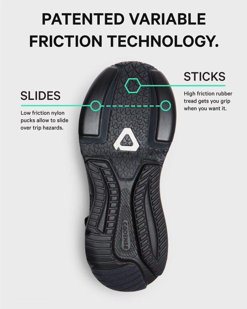 Cadense AERIO Sandal-Slide Hybrid Black 11 3