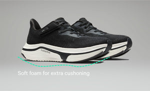 Soft cushioning for adaptive shoes