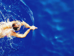 Woman swimming