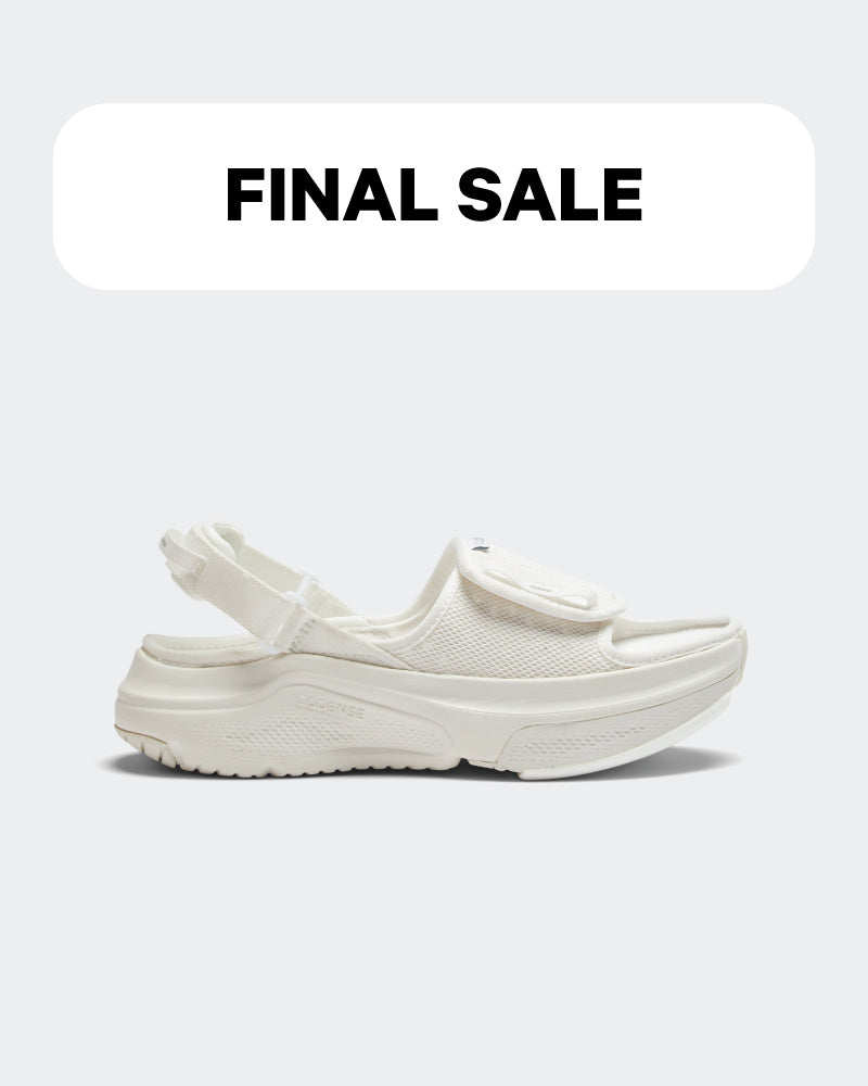 [color: white] AERIO Men's Sandal-Slide Hybrid