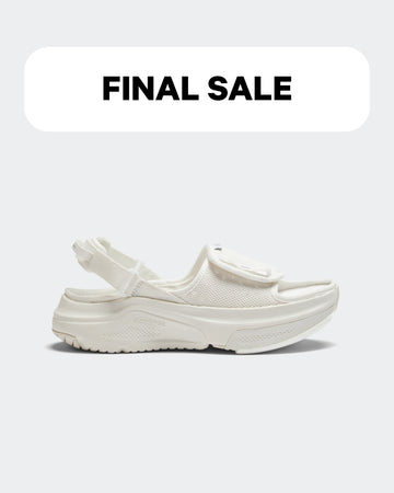 [color: white] AERIO Women's Sandal-Slide Hybrid