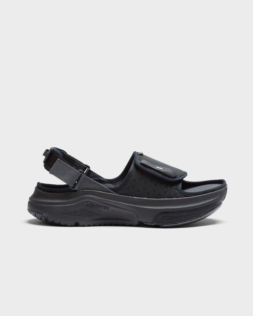 [color: black] AERIO Men's Sandal-Slide Hybrid