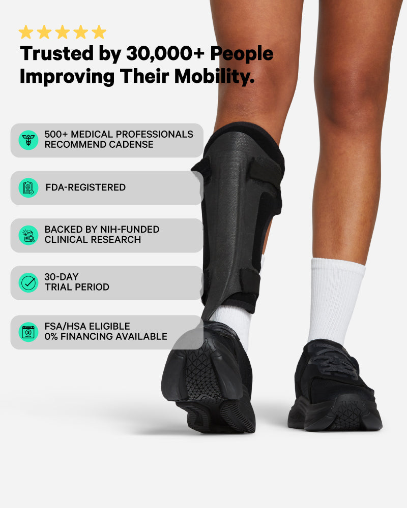 [color: all black] Adaptive AFO Shoe