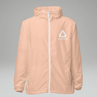 [color: blush] Photo of blush-colored Cadense Airwave Windbreaker.