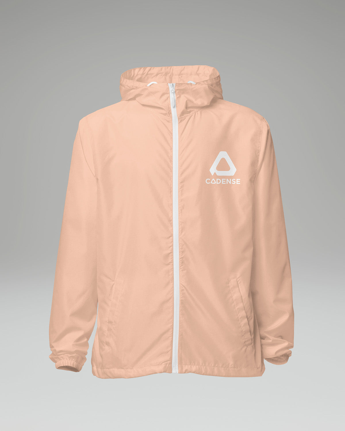 [color: blush] Photo of blush-colored Cadense Airwave Windbreaker.