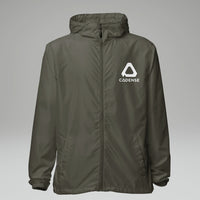 [color: graphite] Cadense Airwave Windbreaker on neutral background.