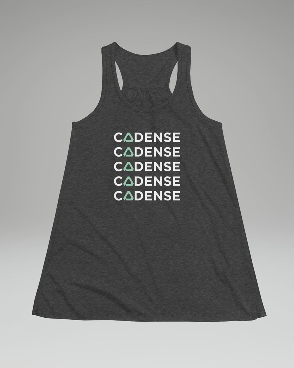 [color: dark grey heather] Cadense Breeze Repeat Tank Top