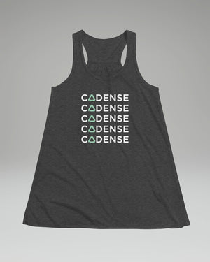 [color: dark grey heather] Cadense Breeze Repeat Tank Top