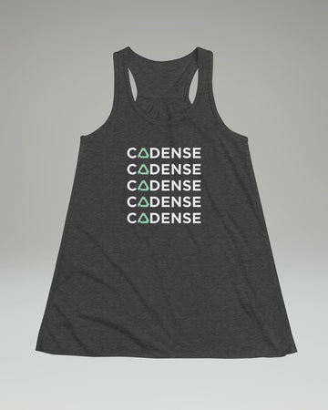 [color: dark grey heather] Cadense Breeze Repeat Tank Top