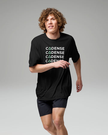 [color: midnight black] Cadense Men's Pacemaker Repeat T-Shirt