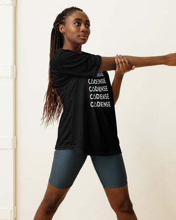 [color: midnight black] Cadense Women's Pacemaker Repeat T-Shirt