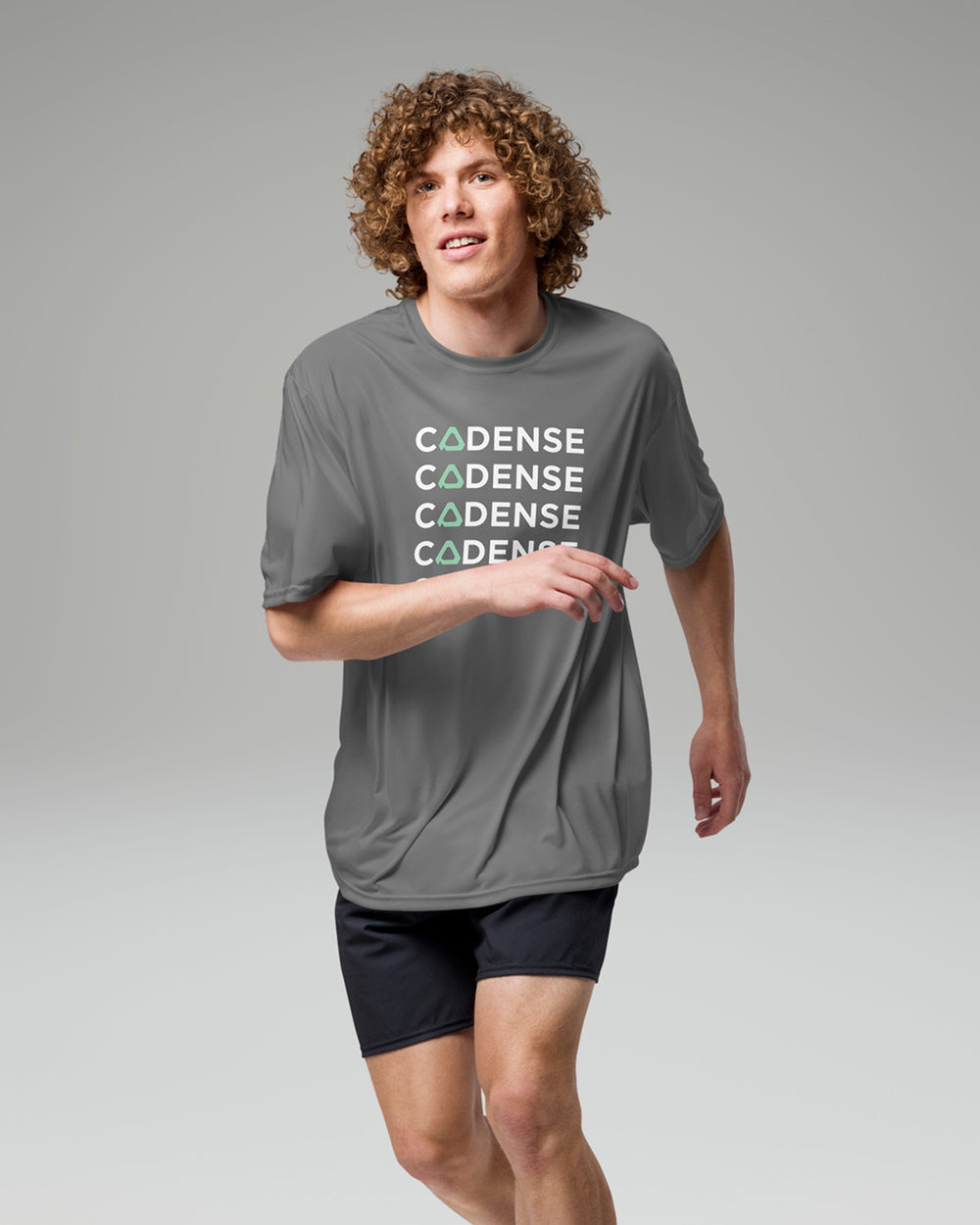 [color: graphite] Cadense Men's Pacemaker Repeat T-Shirt