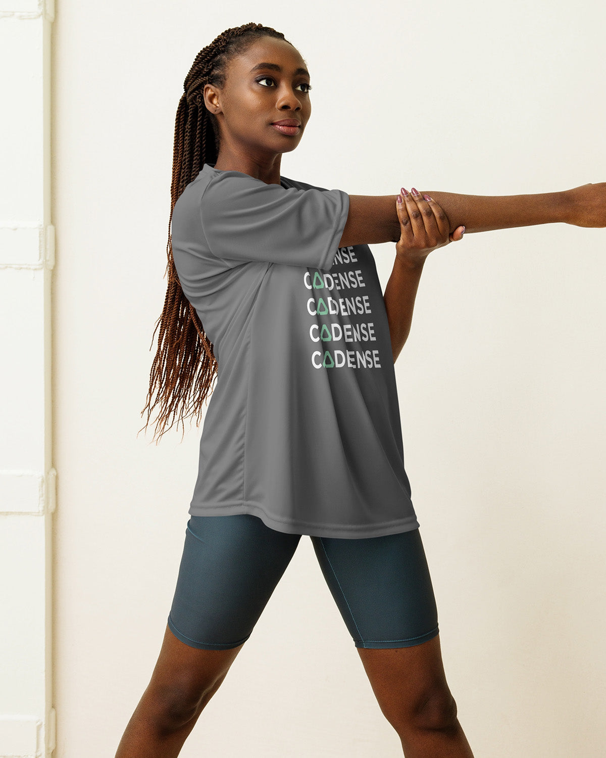 [color: graphite] Cadense Women's Pacemaker Repeat T-Shirt