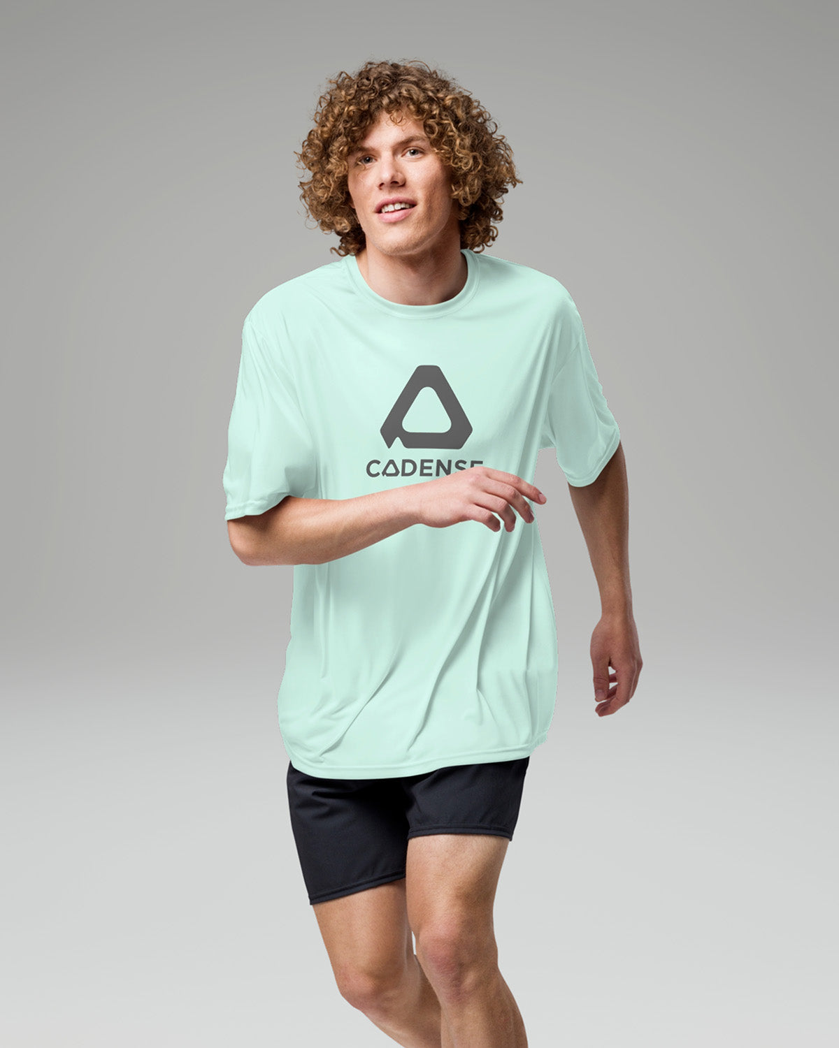 [color: mint] Cadense Men's Pacemaker Up T-Shirt