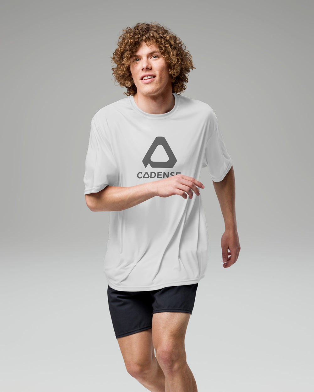 [color: silver] Cadense Men's Pacemaker Up T-Shirt