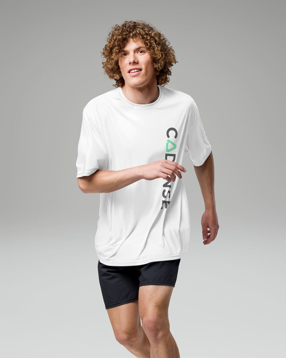 [color: bright white] Cadense Men#s Pacemaker VT T-Shirt