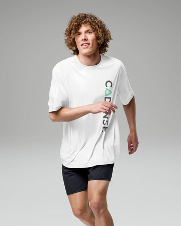 [color: bright white] Cadense Men#s Pacemaker VT T-Shirt
