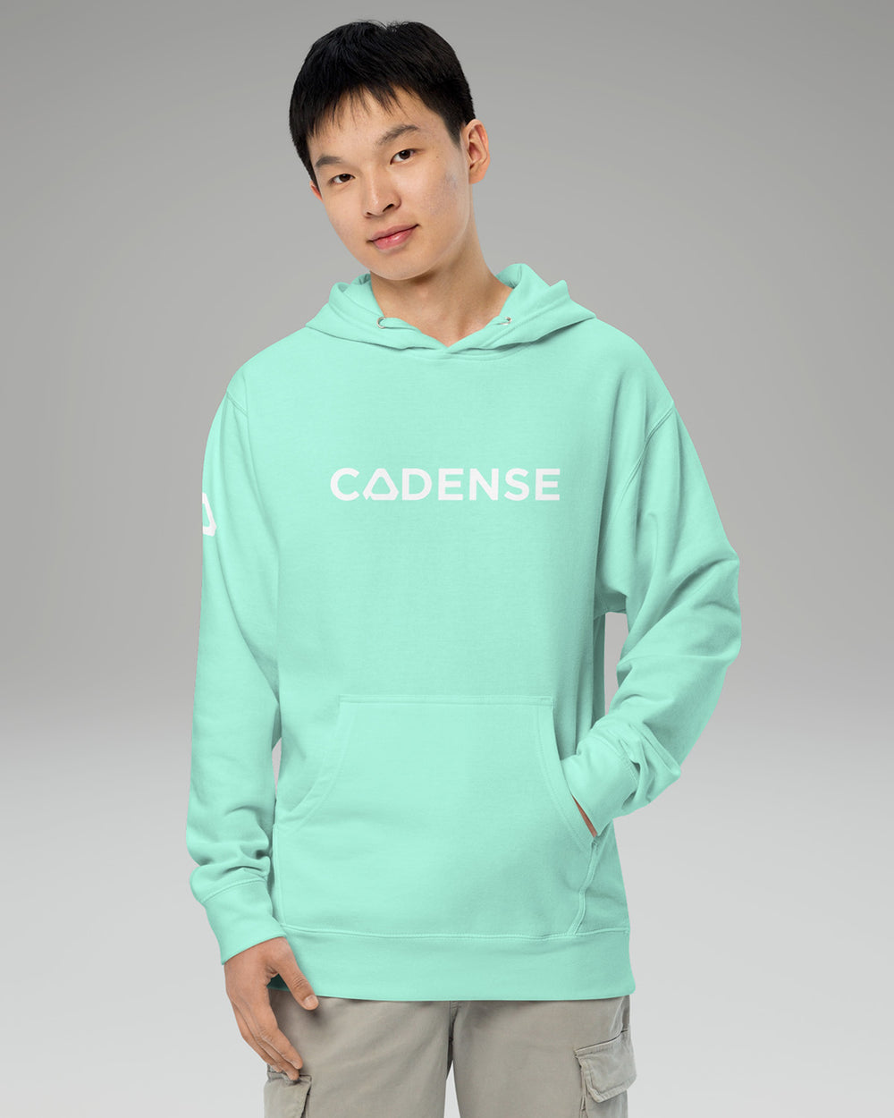 [color: mint] Cadense Men's Peak Hoodie