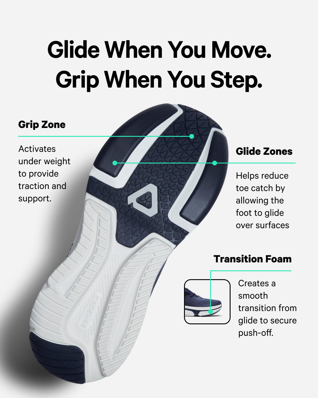 [color: navy] Original Women's Adaptive Shoe