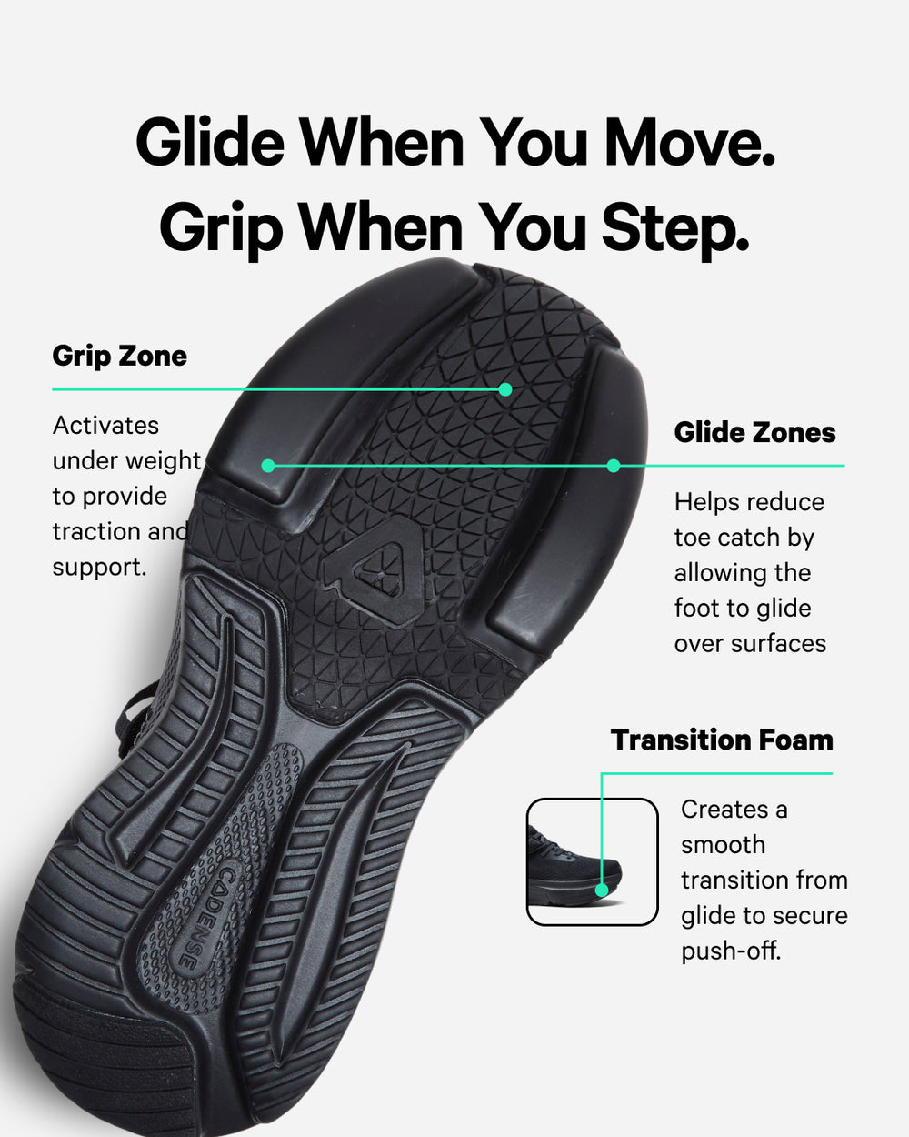 [color: all black] Original Men's Adaptive Shoe