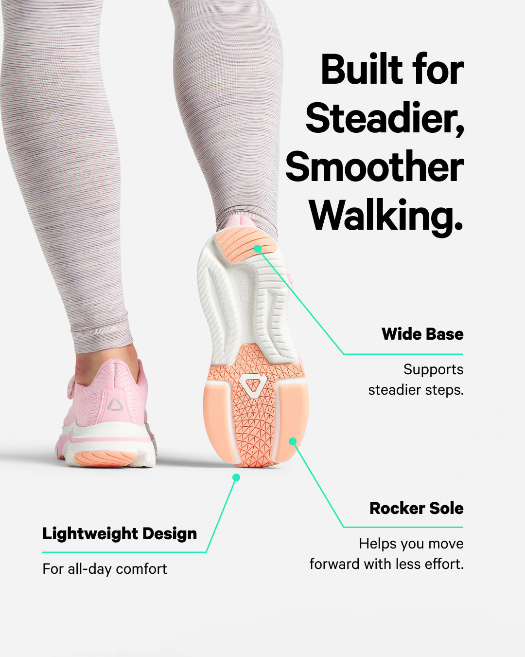 [color: pink] Original Women's Adaptive Shoe