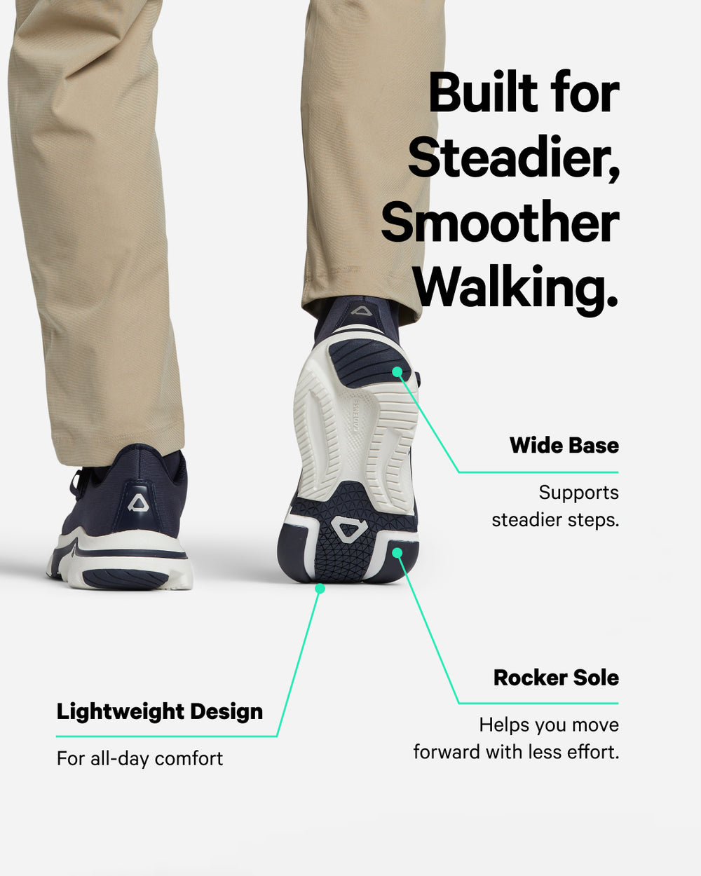[color: navy] Original Men's Adaptive Shoe