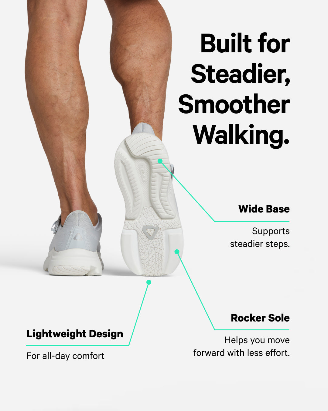 [color: silver] Original Men's Adaptive Shoe