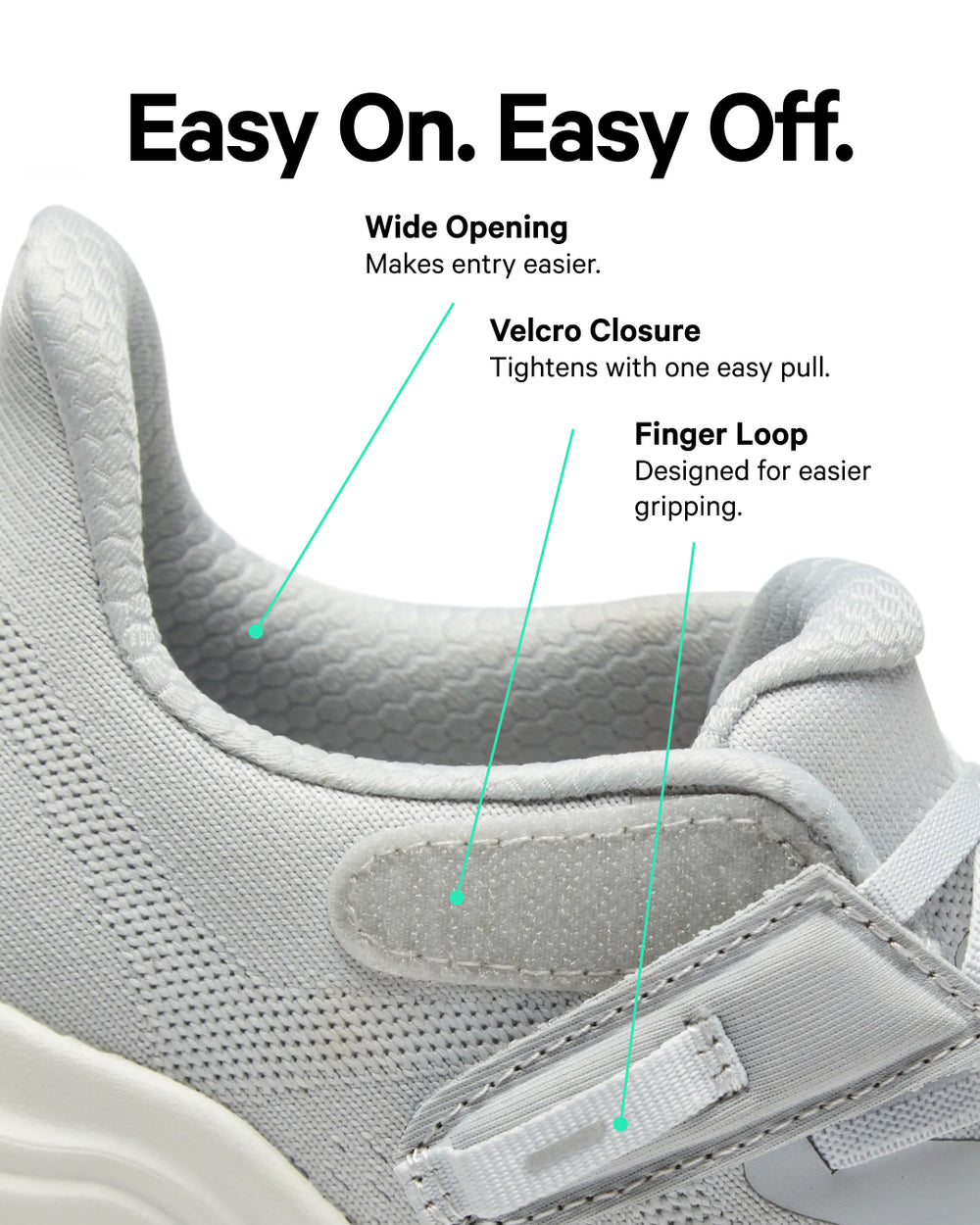 [color: silver] Original Men's Adaptive Shoe