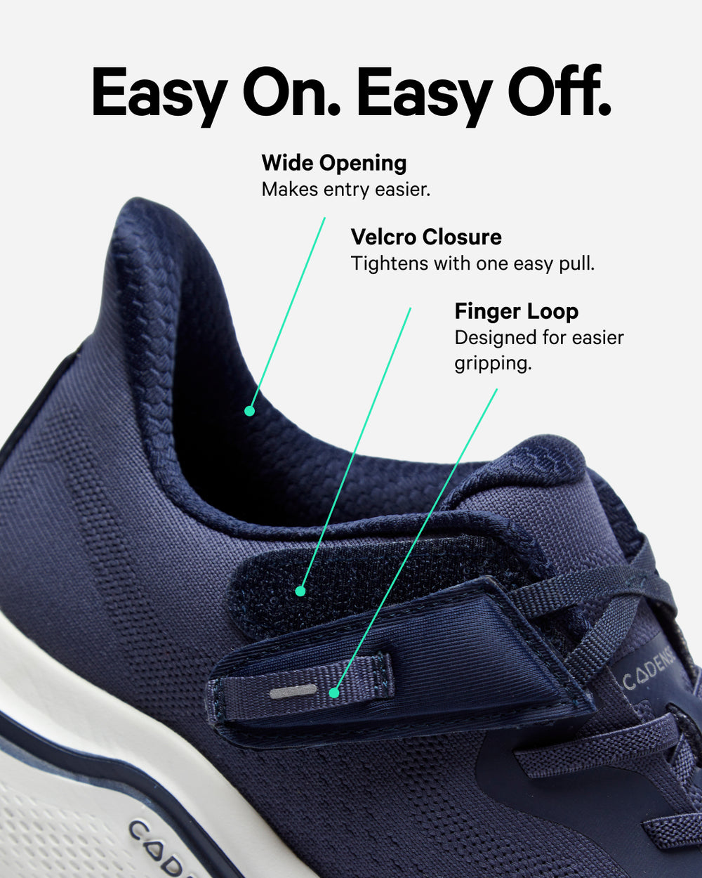 [color: navy] Original Men's Adaptive Shoe