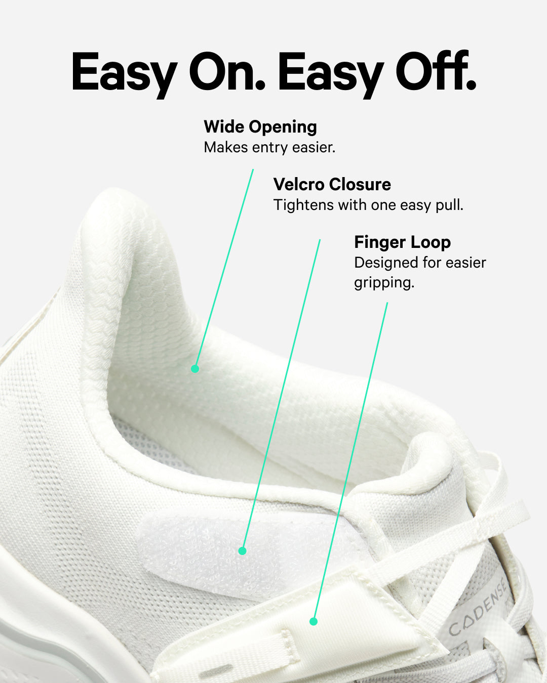 [color: white] Original Men's Adaptive Shoe