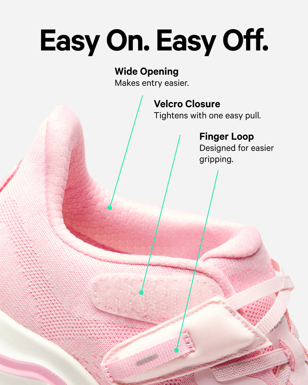 [color: pink] Original Women's Adaptive Shoe