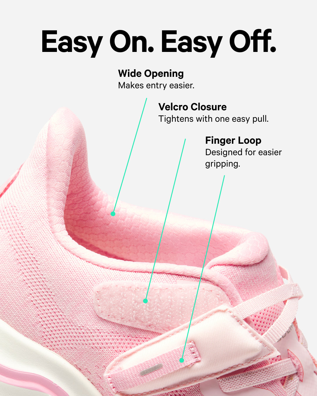 [color: pink] Original Women's Adaptive Shoe