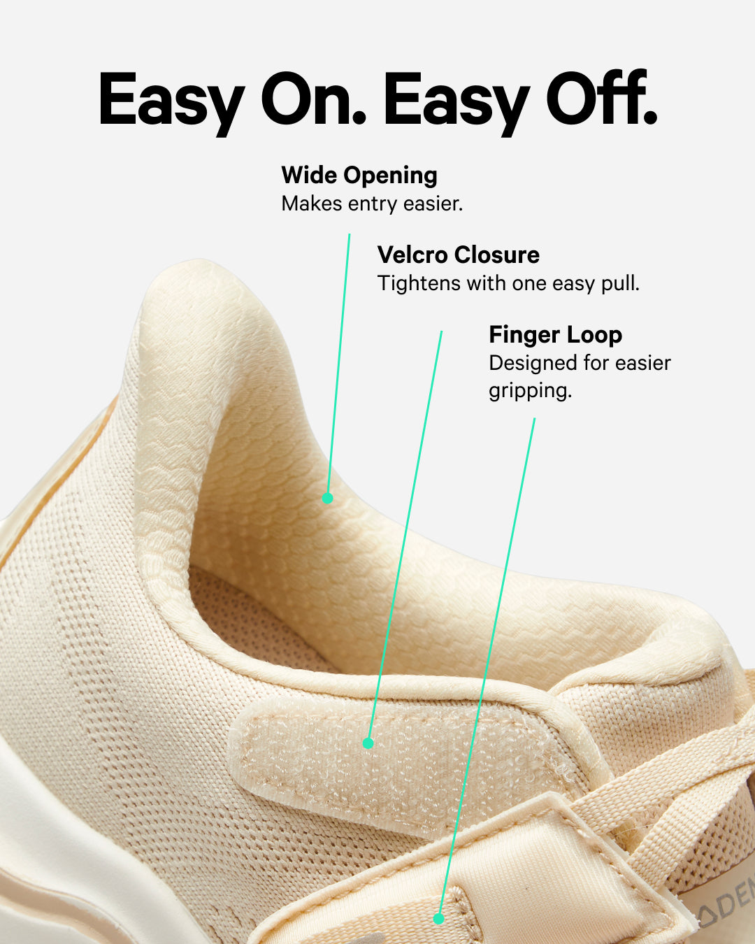[color: champagne] Original Women's Adaptive Shoe