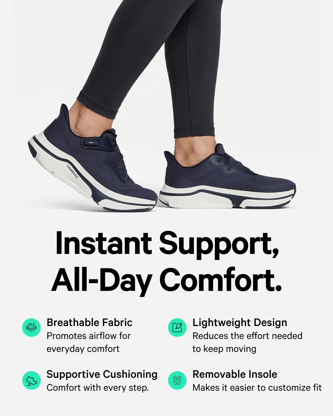 [color: navy] Original Women's Adaptive Shoe