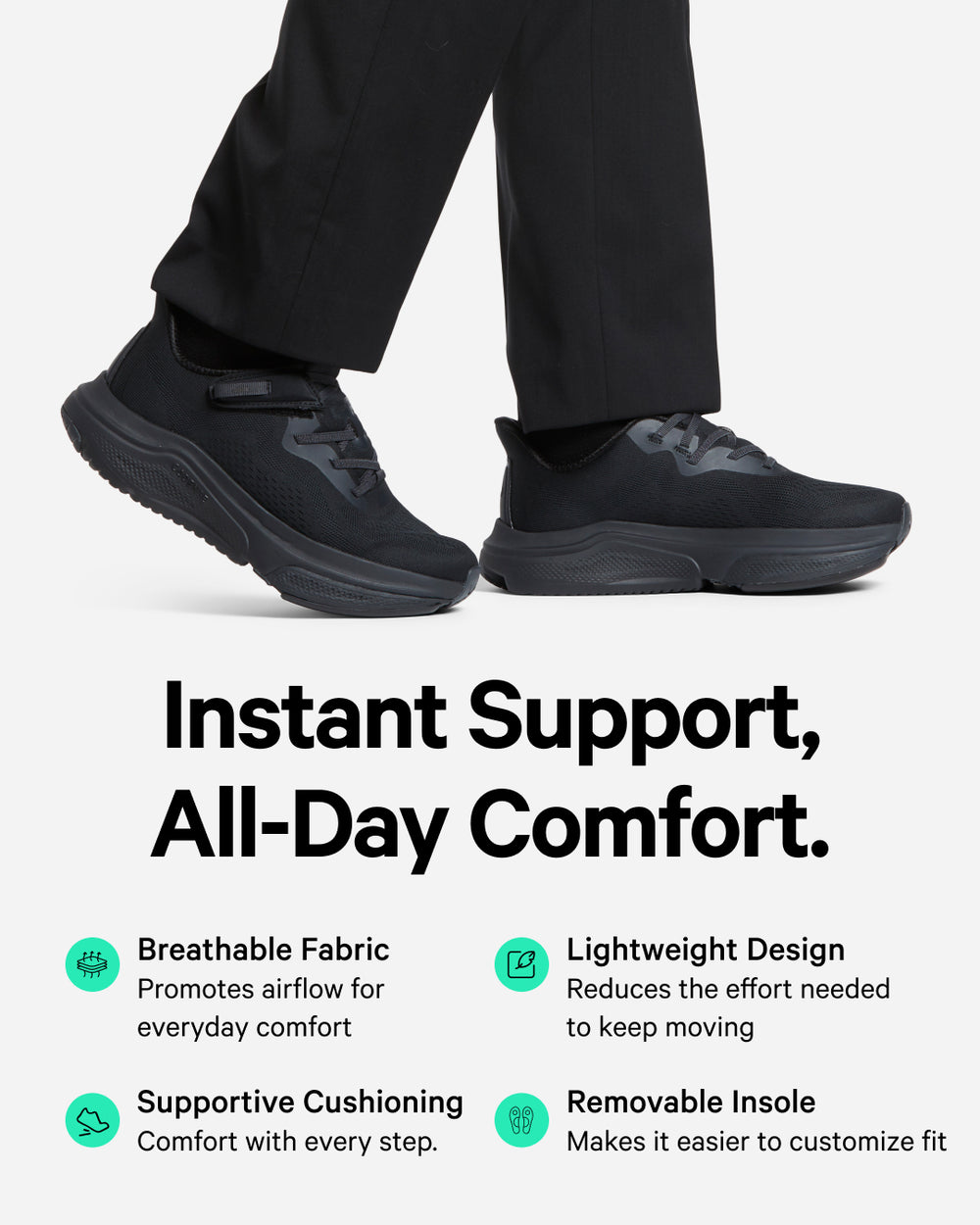 [color: all black] Original Men's Adaptive Shoe