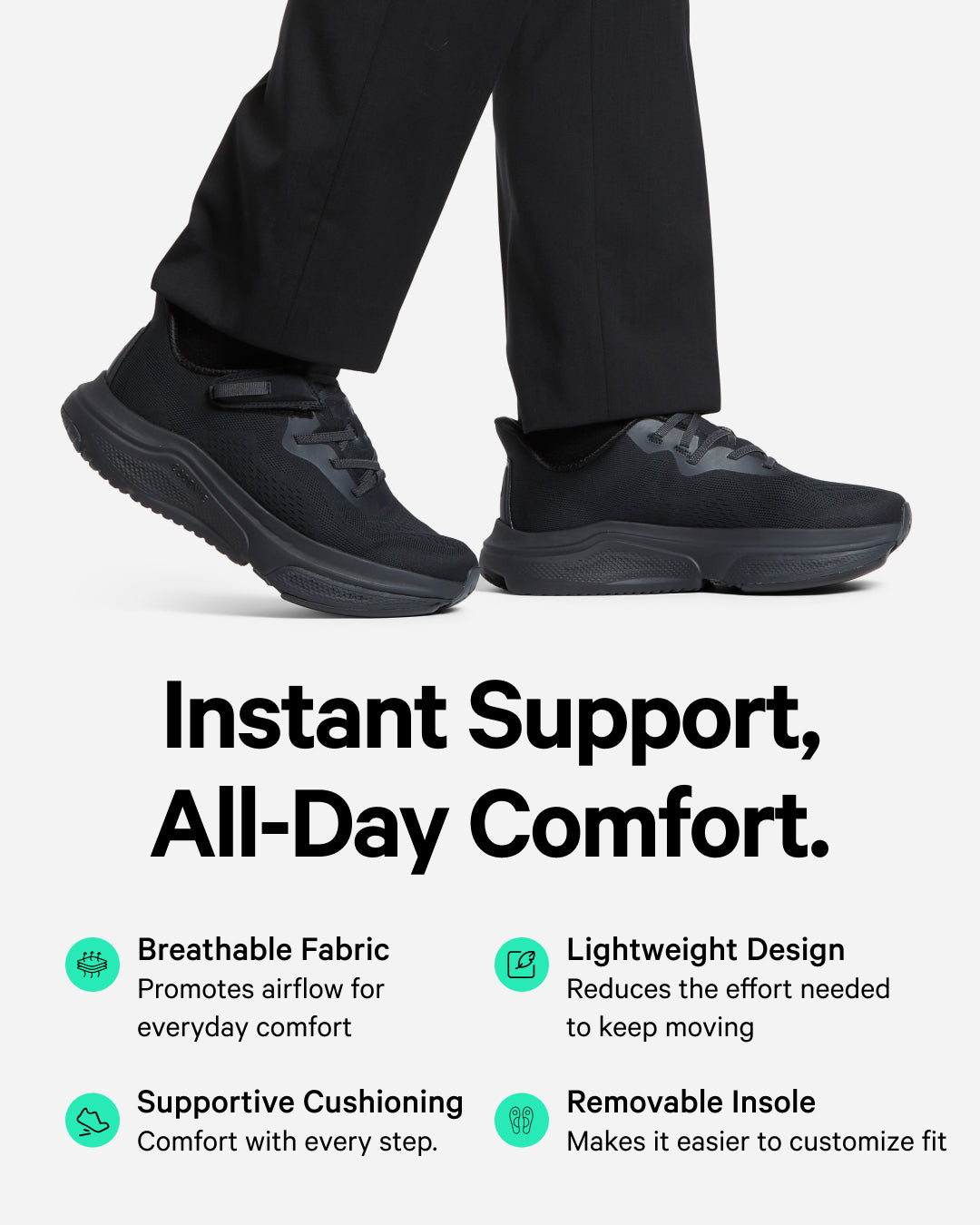 [color: all black] Original Men's Adaptive Shoe