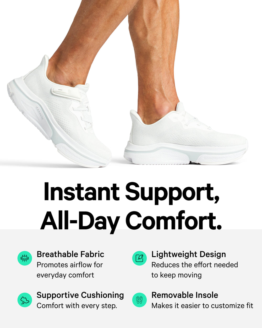 [color: white] Original Men's Adaptive Shoe