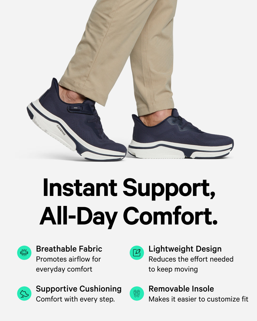 [color: navy] Original Men's Adaptive Shoe