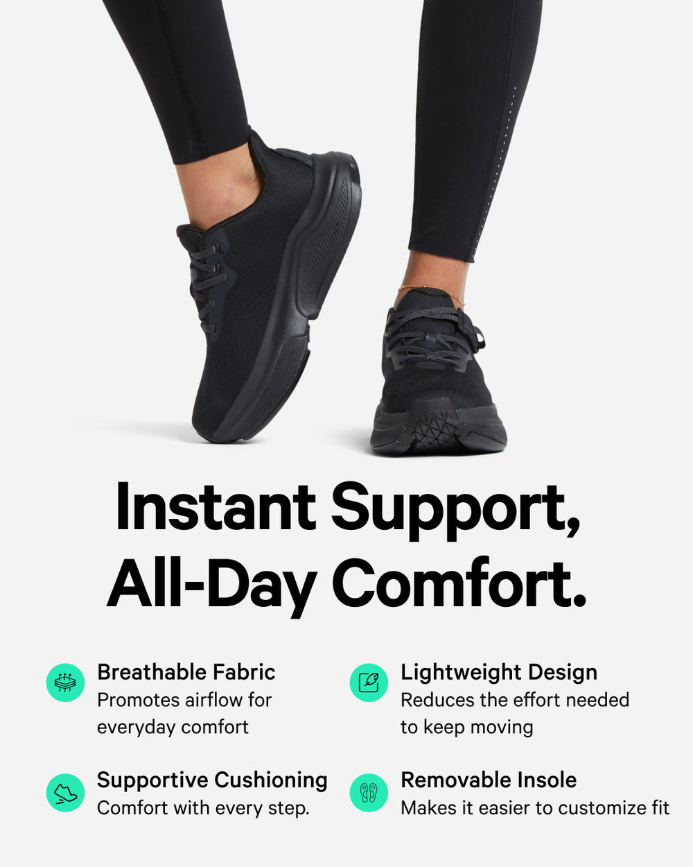 [color: all black] Original Women's Adaptive Shoe