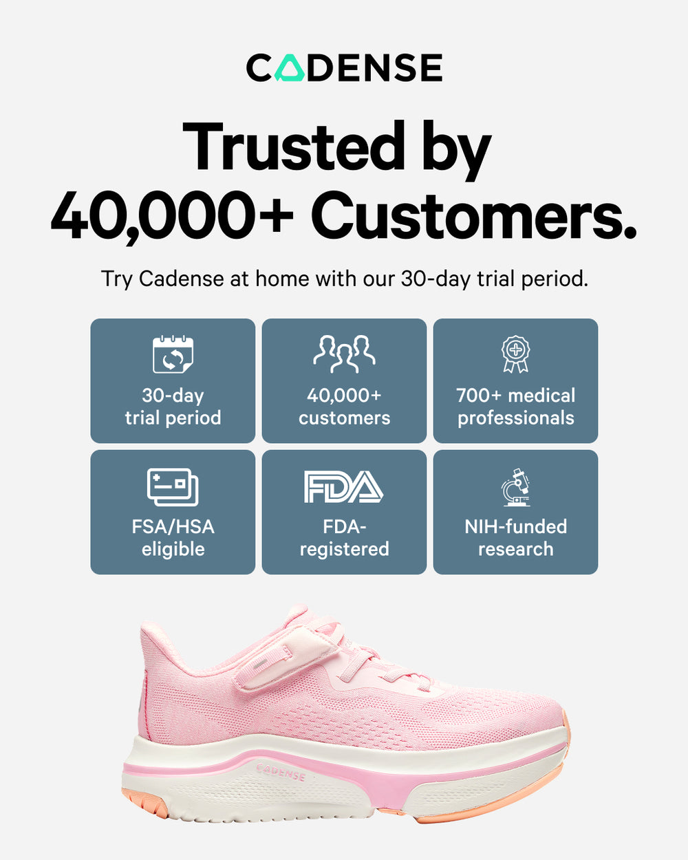 [color: pink] Original Women's Adaptive Shoe