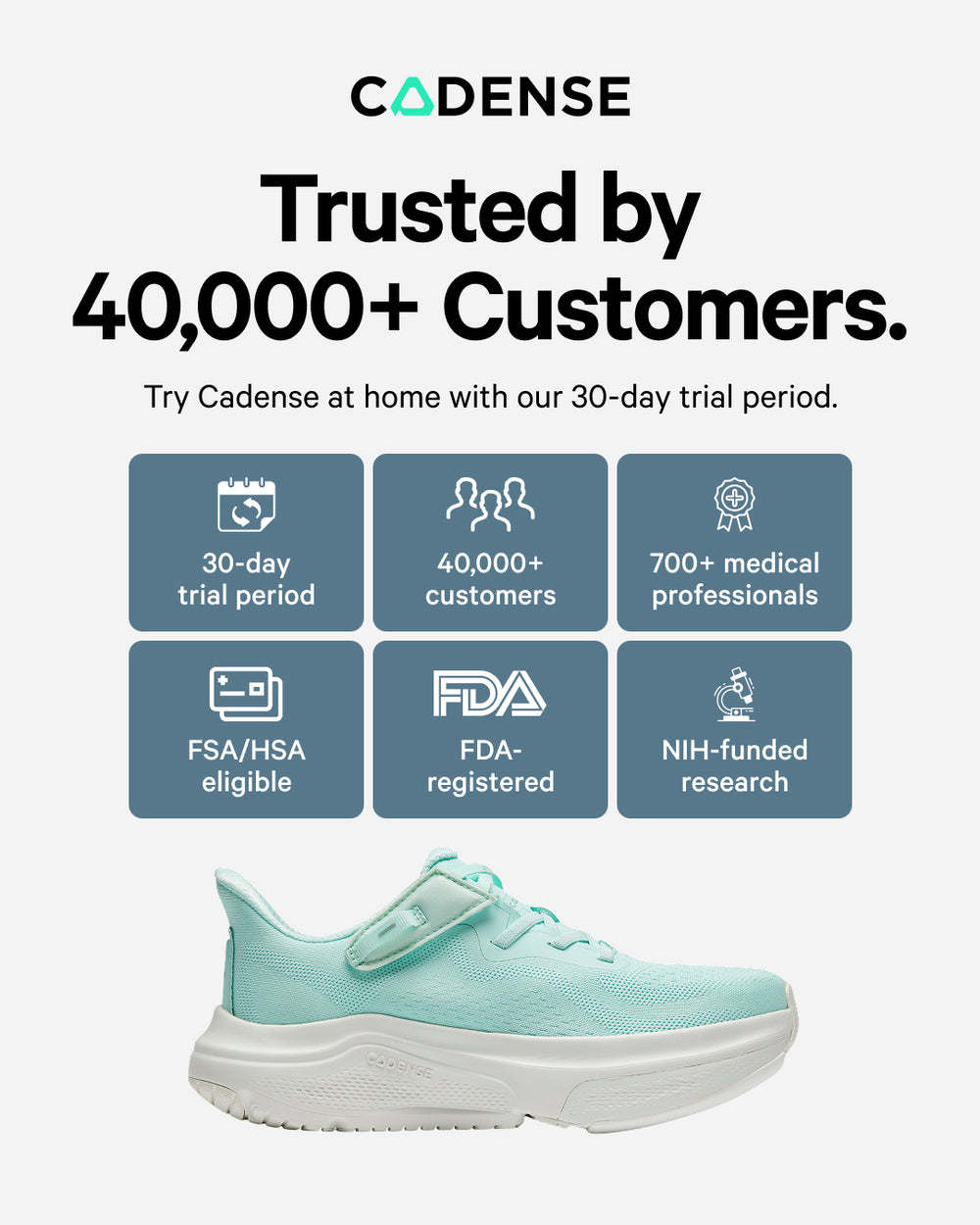 [color: seaglass] Original Women's Adaptive Shoe