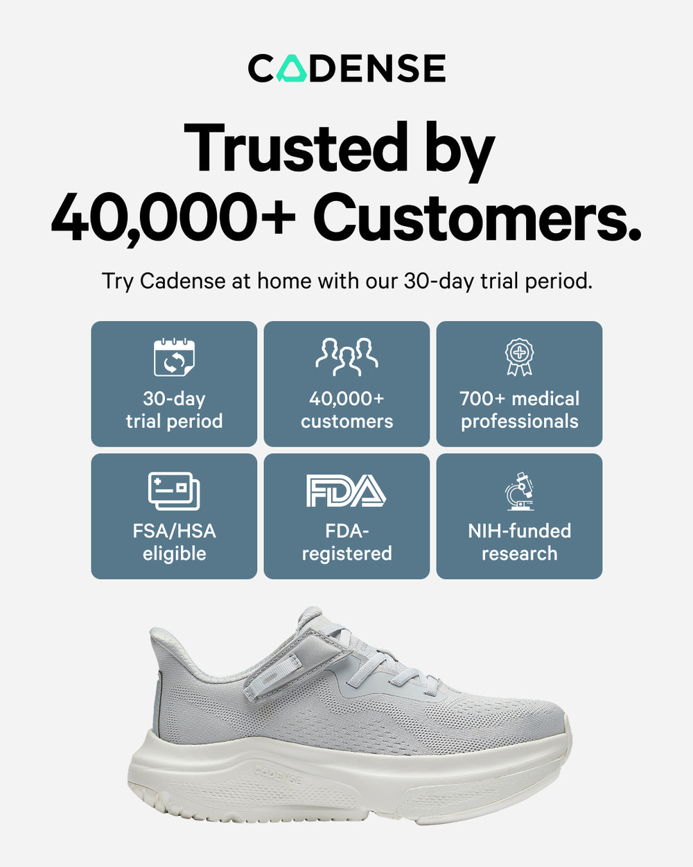 [color: silver] Original Women's Adaptive Shoe