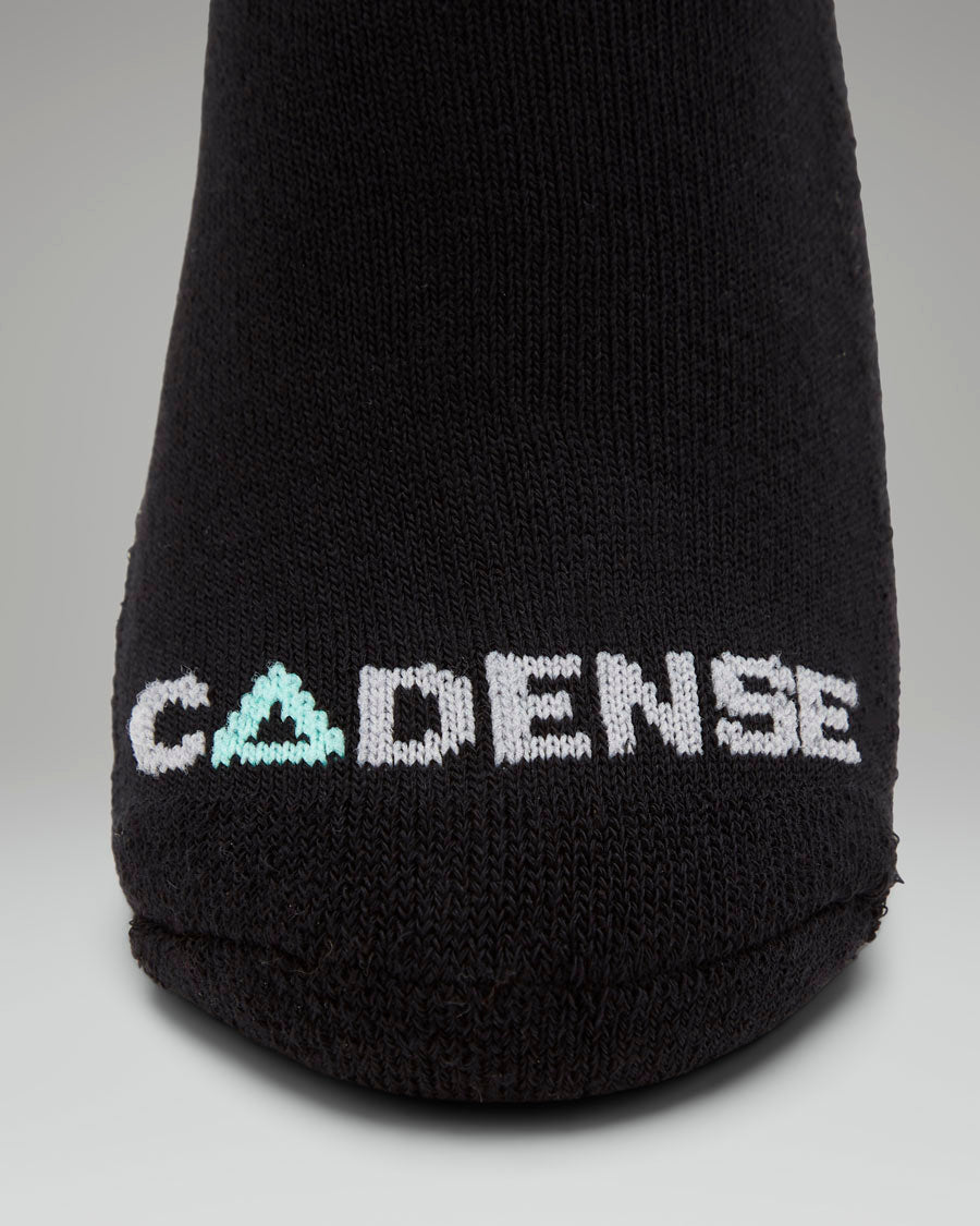 [color: natural black] Energy Boost Socks in Black
