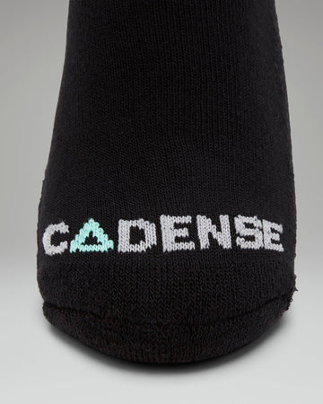 [color: natural black] Energy Boost Socks in Black