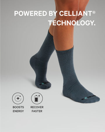 [color: manhattan grey] Energy Boost Socks in Manhattan Grey