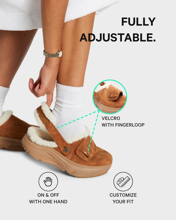 [color: chestnut] Havena Women's Adaptive Slipper