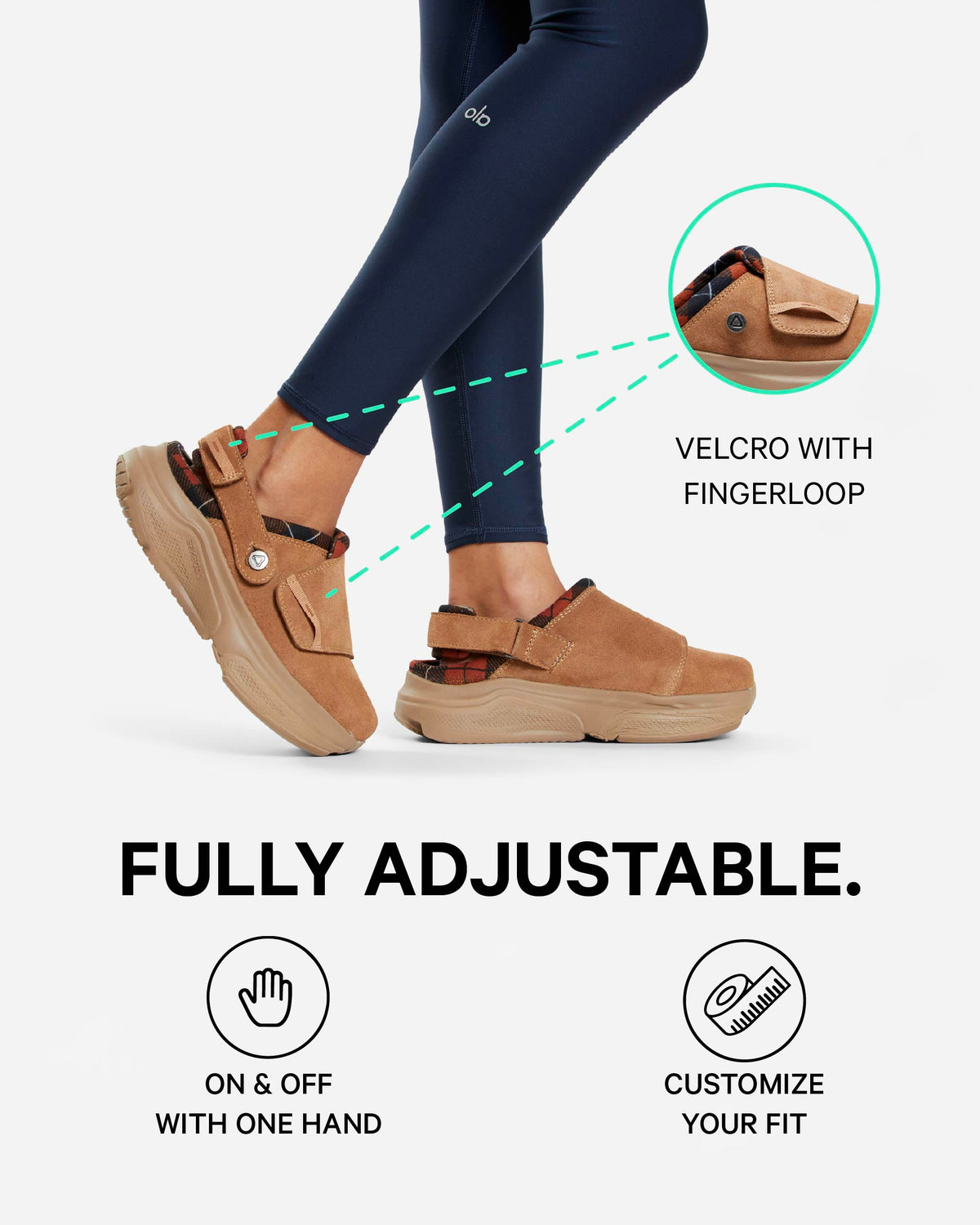 [color: cabin] Havena Women's Adaptive Slipper