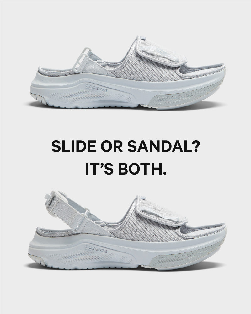 The slide and sandal version of the Cadense AERIO sandal-slide hybrid